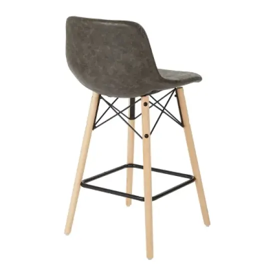 26" Allen Counter Height Barstool Dark Gray - OSP Home Furnishings image {2}