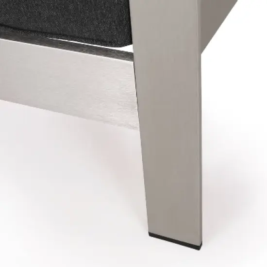 Christopher Knight Home Aviara Outdoor Club Chair with Aluminum image {9}