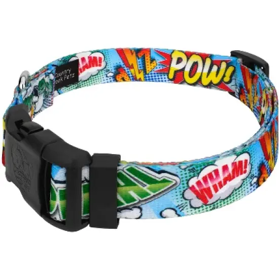Country Brook Petz Deluxe Comic Pop Dog Collar and Leash image {1}