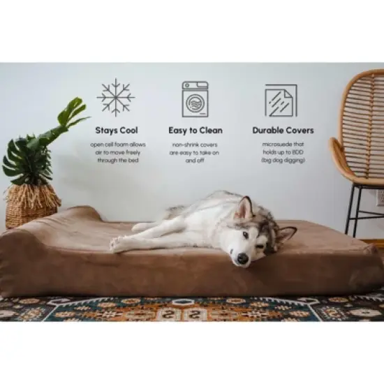 Big Barker 7" Orthopedic Dog Bed - Sofa Edition image {8}