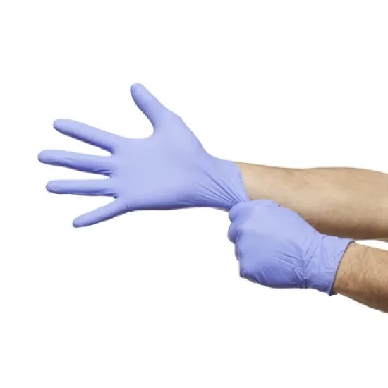Nitrile SE Supreno Exam Glove Blue Textured Fingertips image {2}