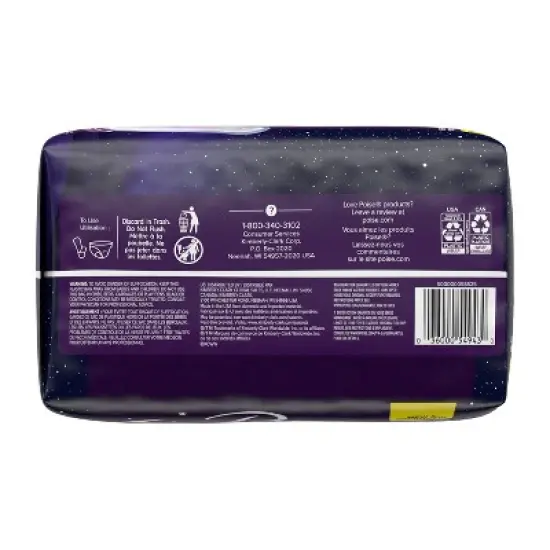 Poise Overnight Postpartum Incontinence Bladder Control Pads for Women - Ultimate Absorbency image {13}