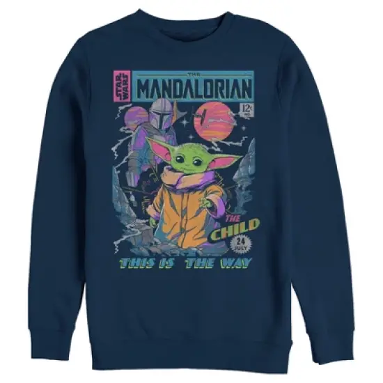 Men's Star Wars The Mandalorian 12 Cents Retro Comic Sweatshirt image {3}