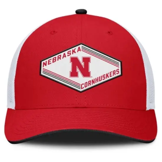 NCAA Nebraska Cornhuskers Structured Cotton Snapback Hat image {1}