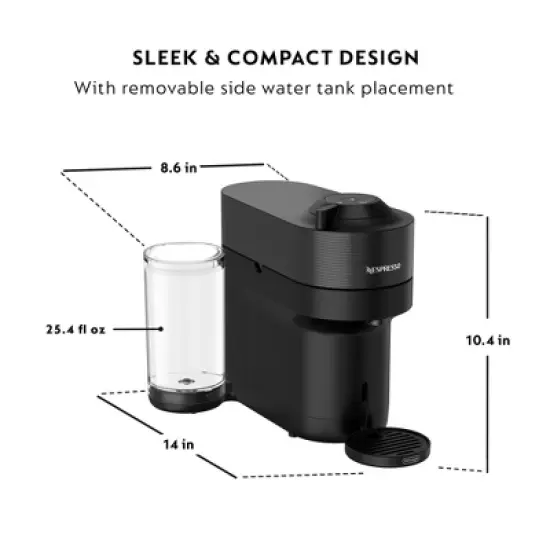 Nespresso Vertuo Pop+ Coffee and Espresso Maker Iced Coffee Bundle by De'Longhi image {8}