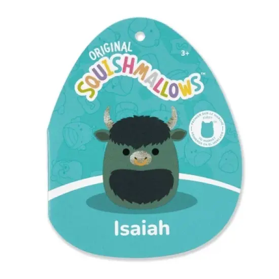 Squishmallows 14" Bison Stuffed Animal: Character Theme, Creative Thinking Focus, Polyester Material image {1}