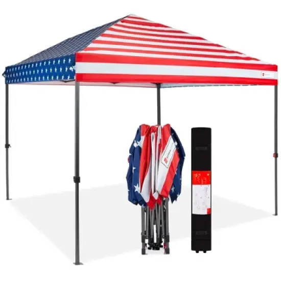 Best Choice Products 10x10ft Easy Setup Pop Up Canopy Instant Portable Tent w/ 1-Button Push, Carry Case image {14}
