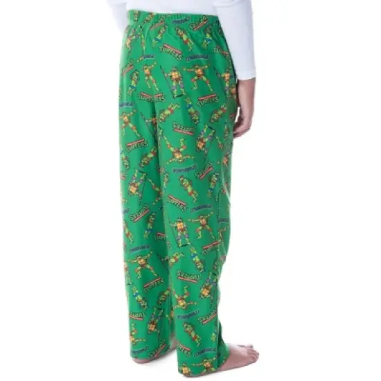 Nickelodeon Boys' Teenage Mutant Ninja Turtles TMNT Kids Pajama Pants Green image {1}