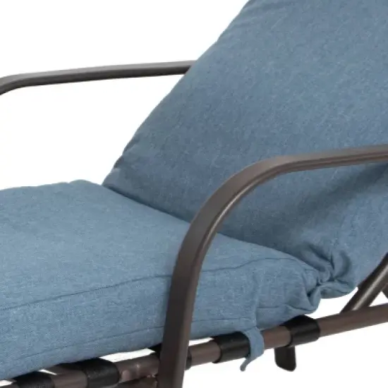 Adjustable Chaise Lounge Chair with Cushion & Pillow - Crestlive Products
 image {3}