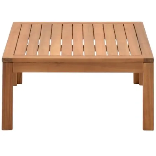 Wooden Outdoor Sofa With Coffee Table And Cushions - ModernLuxe image {9}