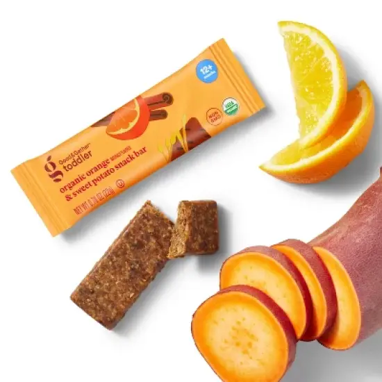 Organic Orange Sweet Potato Snack Bars - 3.17oz/5ct - Good & Gather&trade; image {2}