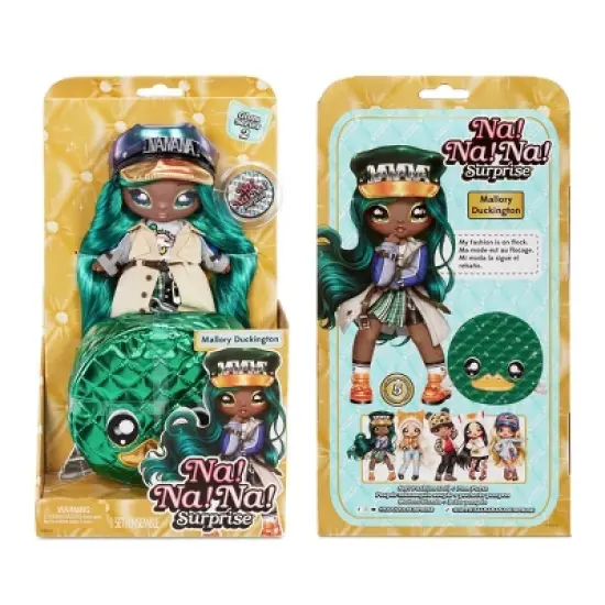 Na! Na! Na! Surprise Glam Series 2 Mallory Duckington 2-in-1 7.5" Fashion Doll and Purse image {4}