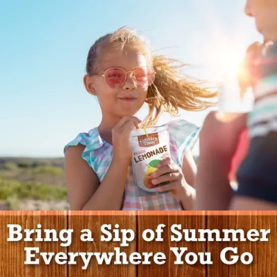 Country Time Peach Lemonade Juice Boxes - 10pk/6 fl oz Pouches image {5}