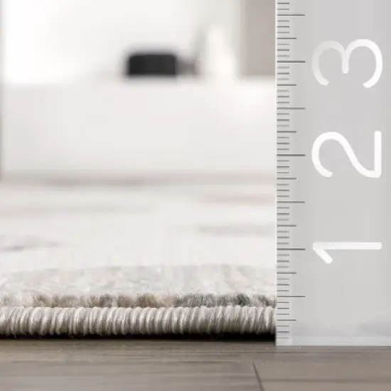 nuLOOM Transitional Leopard Fringe Area Rug image {2}