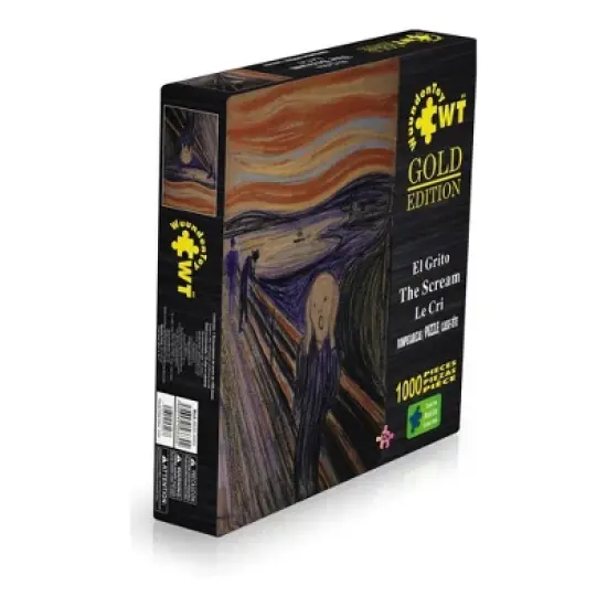 Wuundentoy Gold Edition: The Scream Jigsaw Puzzle - 1000pc image {3}