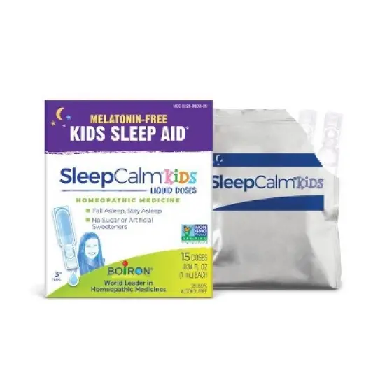 SleepCalm Kids by Boiron Homeopathic Medicine For Sleep Relief  -  15 Liquid Doses Liquid image {14}