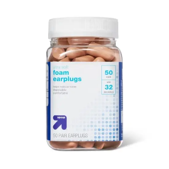 Ultra Soft Foam Ear Plugs - 50 pair - up&up&trade; image {3}