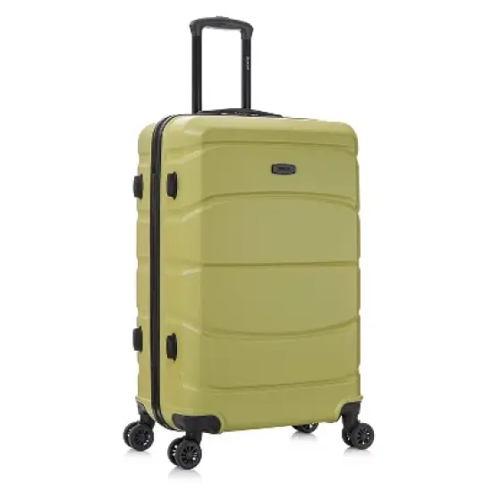 DUKAP Sense Lightweight Hardside Large Checked Spinner Suitcase - Green image {5}