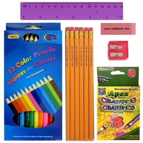 5-Piece School Supply Set (48 Packs) image {1}