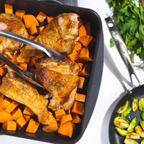 Scanpan Classic 15.25" x 10.5" Roasting Pan, 5.25 Qt. image {6}