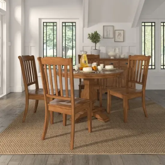 South Hill Slat Back Dining Chair 2 in Set - Inspire Q&reg; image {2}