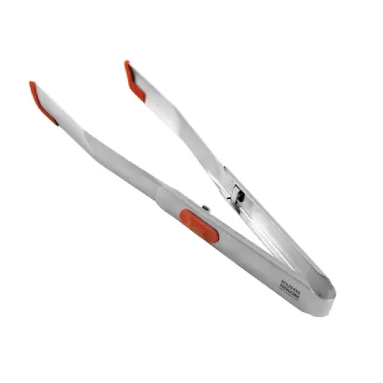 Kuhn Rikon SoftEdge Stainless Steel Locking Tweezer Tongs, 12-Inch image {3}