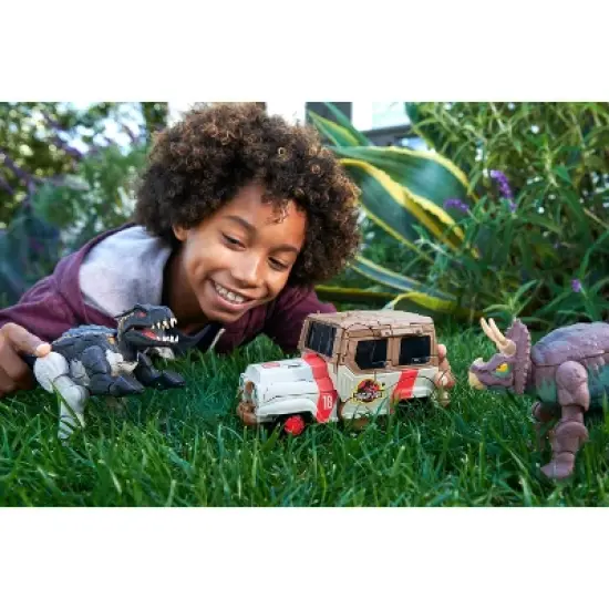 Jurassic World Fierce Changers Chase 'N Roar Tyrannosaurus Rex Action Figure image {2}