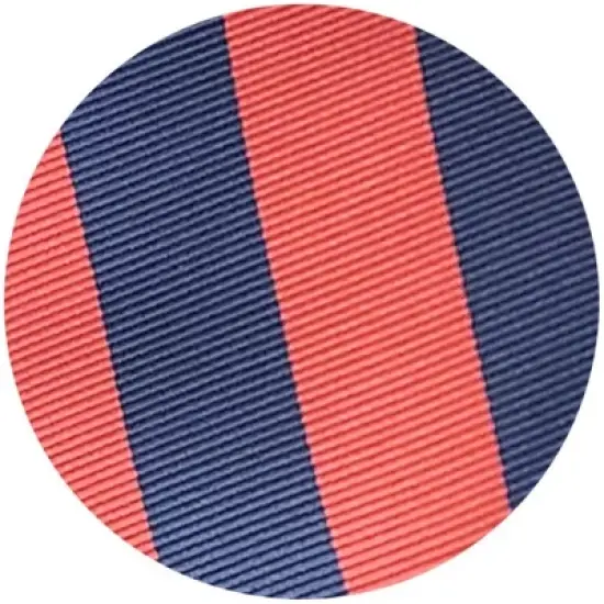 Men's 3.25 W And 58 L Inch With 0.75 Inch Stripe Width College Stripe Twill Polyester Necktie image {1}