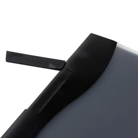 Juvale 10 Pack Clear Report Covers with Sliding Bar and Swing Clip for Letter Size Documents, Presentation, Black, 9x11 inches image {4}