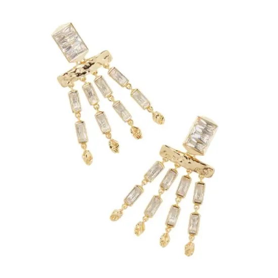 Kendra Scott Jessa Crystal Tassel Earrings image {2}