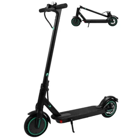 Topteng Adult Folding Electric Scooter - Black: 350W Motor, 21.8 Mile Range, 18.6 MPH image {1}