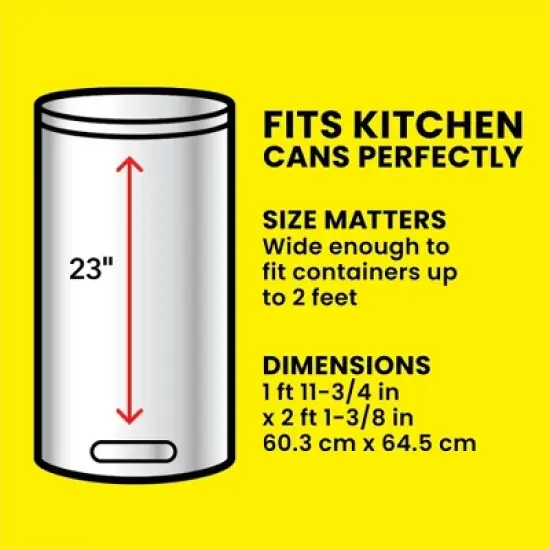 Glad ForceFlex MaxStrength Drawstring Odor Shield Trash Bags - 13gal - 45ct image {9}