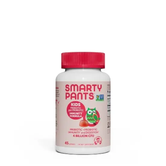 SmartyPants Kids Prebiotic and Probiotic Immunity Formula - Strawberry Creme - 45ct image {1}