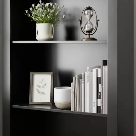72" Elaine 5 Shelf Standard Bookcase - Brookside Home image {3}