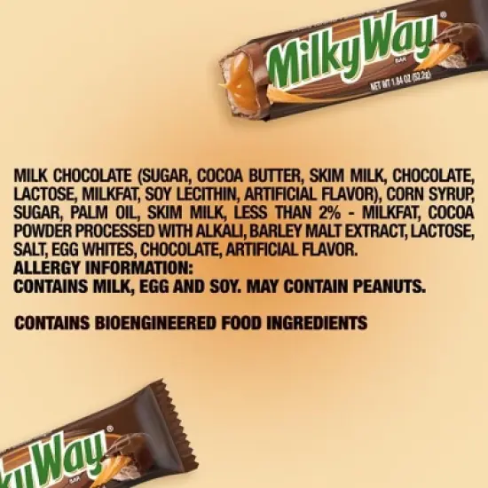 Milky Way 24 Pack Full Size Single Chocolate Candy Bar 1.84oz Each Bulk Packaging 24 Pack image {5}