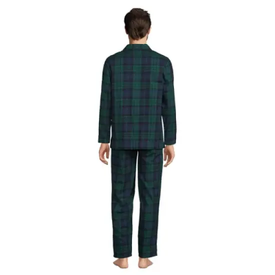 Lands' End Men's Flannel Pajama Set image {1}