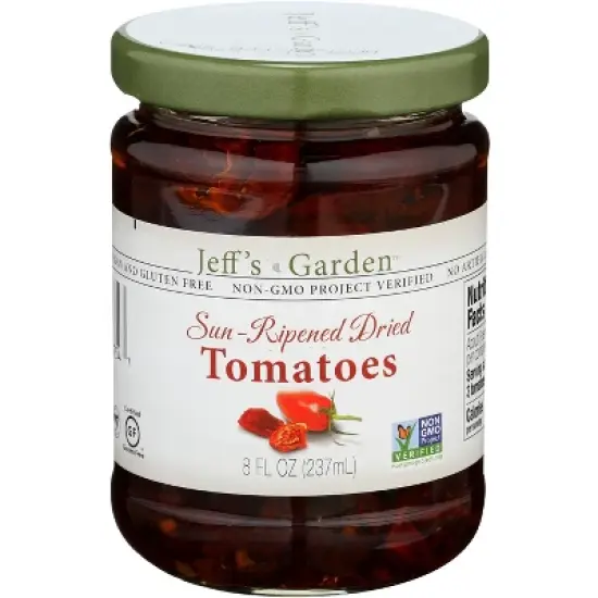 Jeff's Garden Sun Ripened Dried Tomato - Case of 6 - 8 oz image {1}