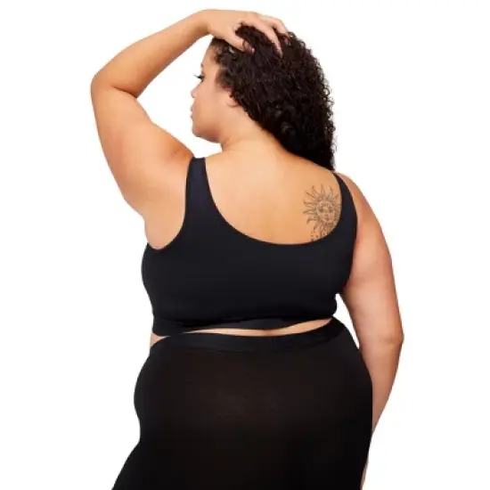 TomboyX Compression Bra, Wireless Full Coverage Medium Support Bra, (XS-6X) image {6}