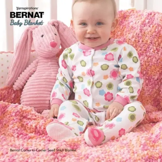 Bernat Baby Blanket Big Ball Yarn 24 Pack-Baby Sand image {4}