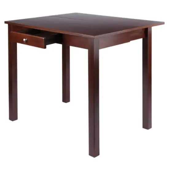 Perrone High Drop Leaf Dining Table Walnut - Winsome image {2}