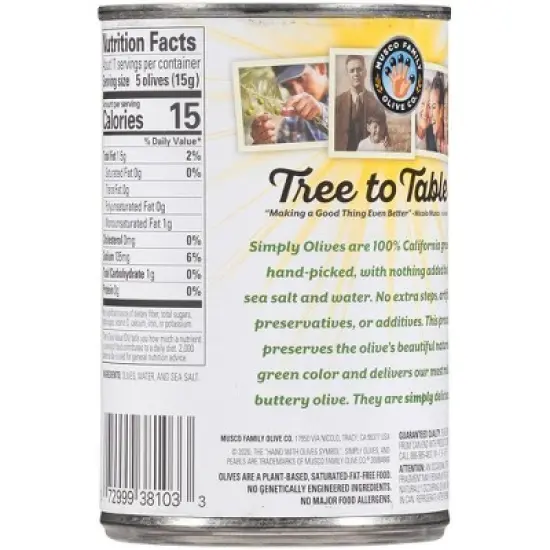 Pearls Green Ripe Medium Pitted Olives - 6oz image {1}