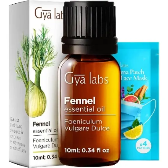 Gya Labs Fennel Essential Oil 0.34 Fl Oz - Sweet Peppery Refreshing Scent image {6}