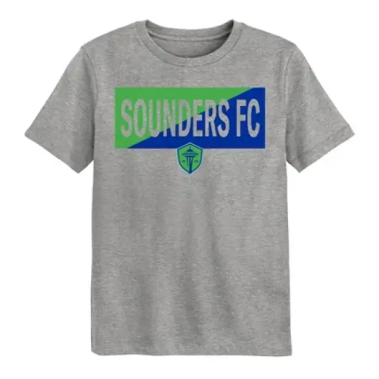 MLS Seattle Sounders Boys' Gray Poly T-Shirt image {1}