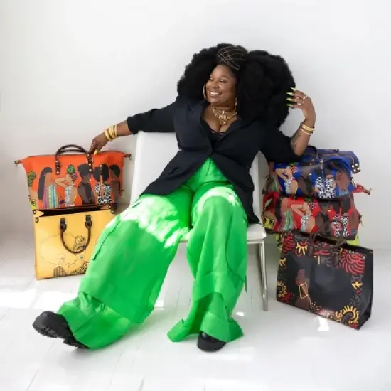 Pardon My Fro Weekender Travel Bag image {3}