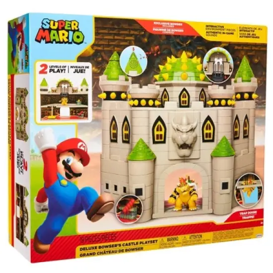 Nintendo Super Mario Bowser Castle with 2.5" Bowser Figure image {10}