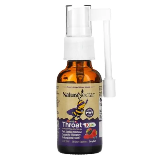 NaturaNectar Bee Hero Throat Kids, Natural Propolis Spray, Berry Blast, 5 mg, 30 ml image {2}