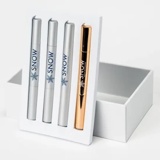 Snow All-in-One Teeth Whitening At Home System Gift Set - Safe for Sensitive Teeth, Braces, Bridges, Crowns, Caps & Veneers image {3}