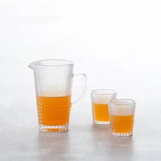 50.7oz Malcolm Large Pitcher Glass Clear - Fortessa Tableware Solutions image {4}