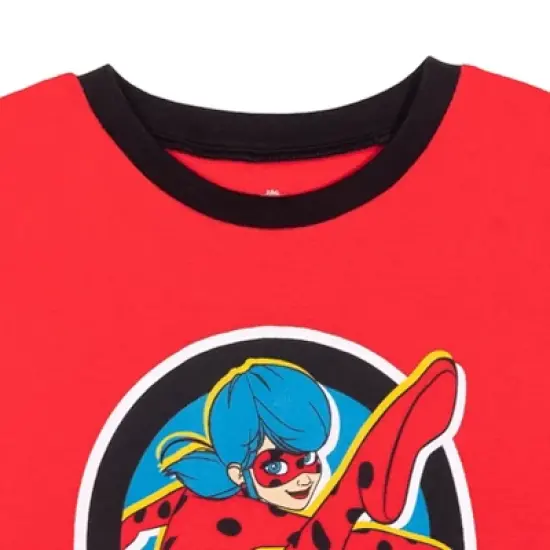 Miraculous Ladybug Vesperia Rena Rouge Girls Pullover Pajama Shirt and Pants Sleep Set Little Kid to Big Kid image {8}