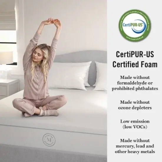 Martha Stewart SleepComplete 12" Firm Hybrid Pocket Spring and Foam Dual-Action Cooling Mattress with Soft Breathable CoolWeave Jacquard Knitted Top image {2}